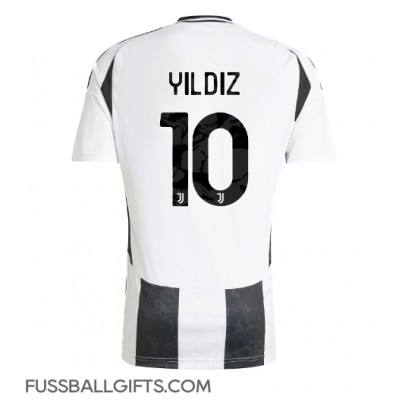 Juventus Kenan Yildiz #10 Fußballbekleidung Heimtrikot 2024-25 Kurzarm Juventus Kenan Yildiz #10 Fußballbekleidung Heimtrikot 2024-25 Kurzarm